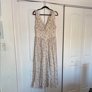 Floral V-Neck Maxi Dress